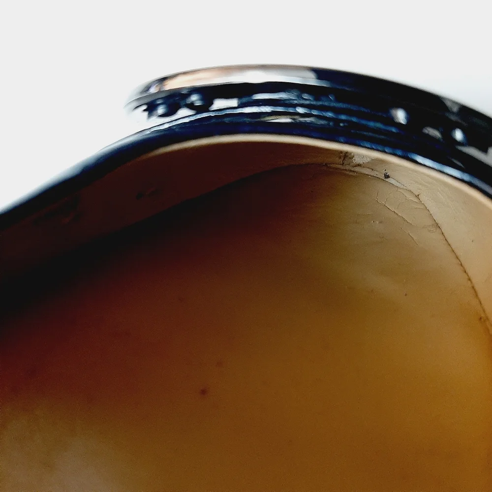 MICHAEL Michael Kors Pauline Patent Genuine Leather Ballet Flats Shoes Teal Sz 7 - Picture 13 of 16